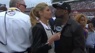 50 Cent awkward kiss with Erin Andrews