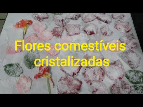 Vídeo: Como Fazer Flores Cristalizadas