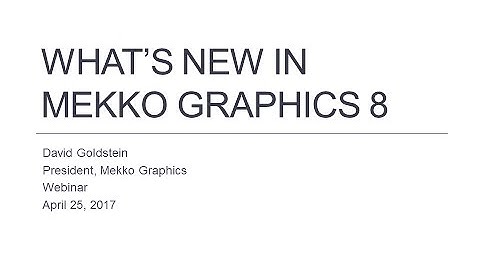 New In Mekko Graphics 8.0
