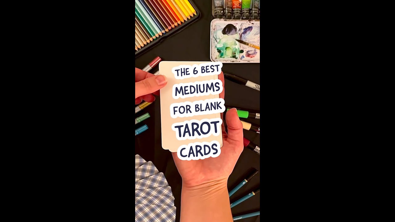 We tested 6 different mediums on our Blank Tarot Cards 