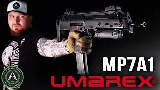 Страйкбольный пистолет-пулемет (Umarex) MP7A1 AEP Black VF1-LMP7-BK02