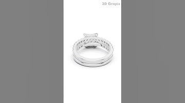 Jewellery CAD Design Rendering Ring - 05| Gold | 360° Realistic View #3dgrapix #3DRendering