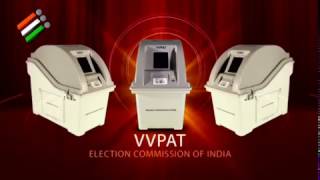 how to use VVPAT MACHINE with ELECTRONIC VOTING MACHINE(EVM) for  election in india