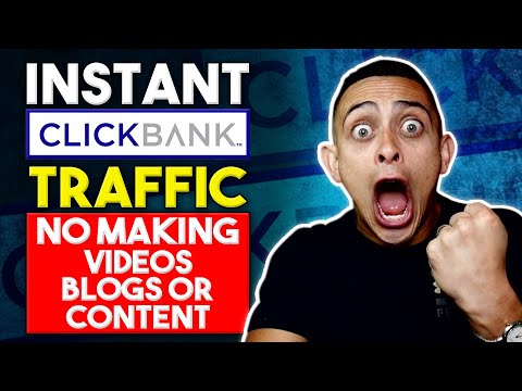 INSTANT Traffic to Your Affiliate Offers &amp; The EASIEST WAY TO MAKE MONEY ON CLICKBANK IN 2020