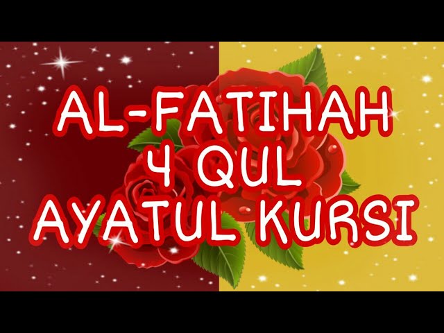 Al-Fatihah 4 Qul & Ayatul Kursi🌹 Al-Kafirun Al-Ikhlas Al-Falaq An-Nas🌹Mishary Rashid Alafasy class=