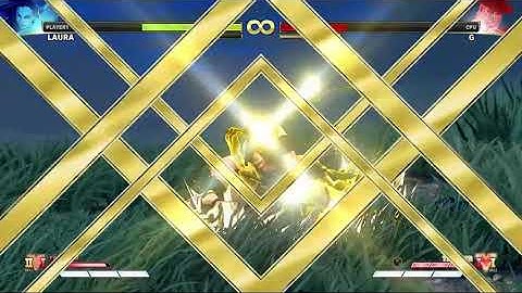 [SFV:CE] 5 V-Skills in 1 Combo!? Laura New V-Skill 2 Combos