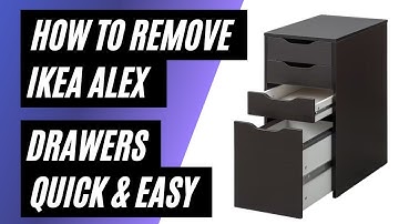 How to Remove IKEA Alex Drawers for Moving or Lost Items Behind Cabinets