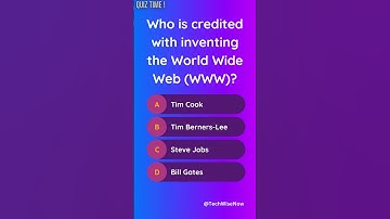 🌐 Who Invented the World Wide Web? | #viral #shortsvideo #quiz #knowledge