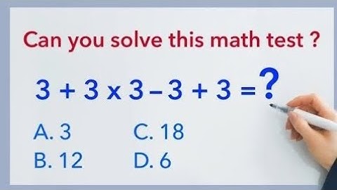I Dare You to Solve This Math Question in 20 Seconds!