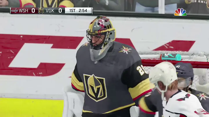 NHL 18 gameplay Vegas Golden Knights vs Washington...