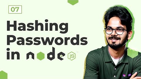 Hashing Password in Node JS | In Hindi