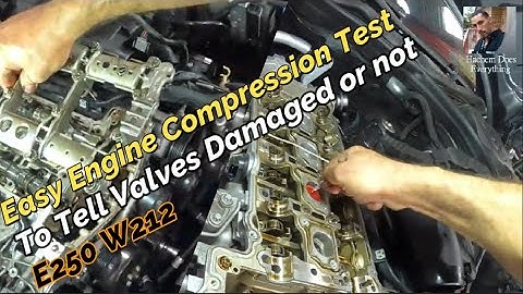 Engine Compression Test Super Easy and works