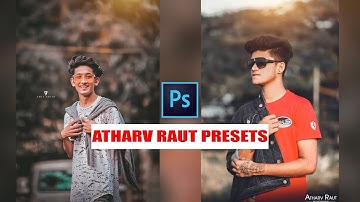 ATHARV RAUT New Dark tone Effect Presets | Photoshop Free Presets Downlode Now - by Amit editz
