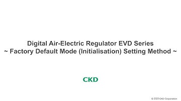 EVD Series Easy Manual - Initialization Setting -