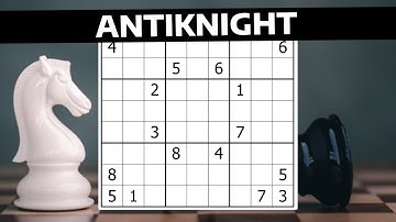 Nice Quick Anti-Knight Sudoku Snack