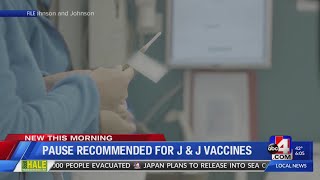 CDC, FDA recommend ‘pause’ for Johnson & Johnson COVID-19 vaccine