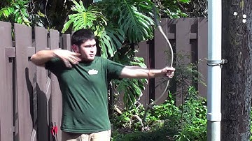 PVC Horsebow With PVC Siyahs Build-Along Part 2 - Shooting the Bow