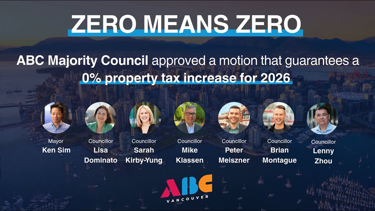 ABC Advances Zero Percent Property Tax Increase for 2026 - YouTube