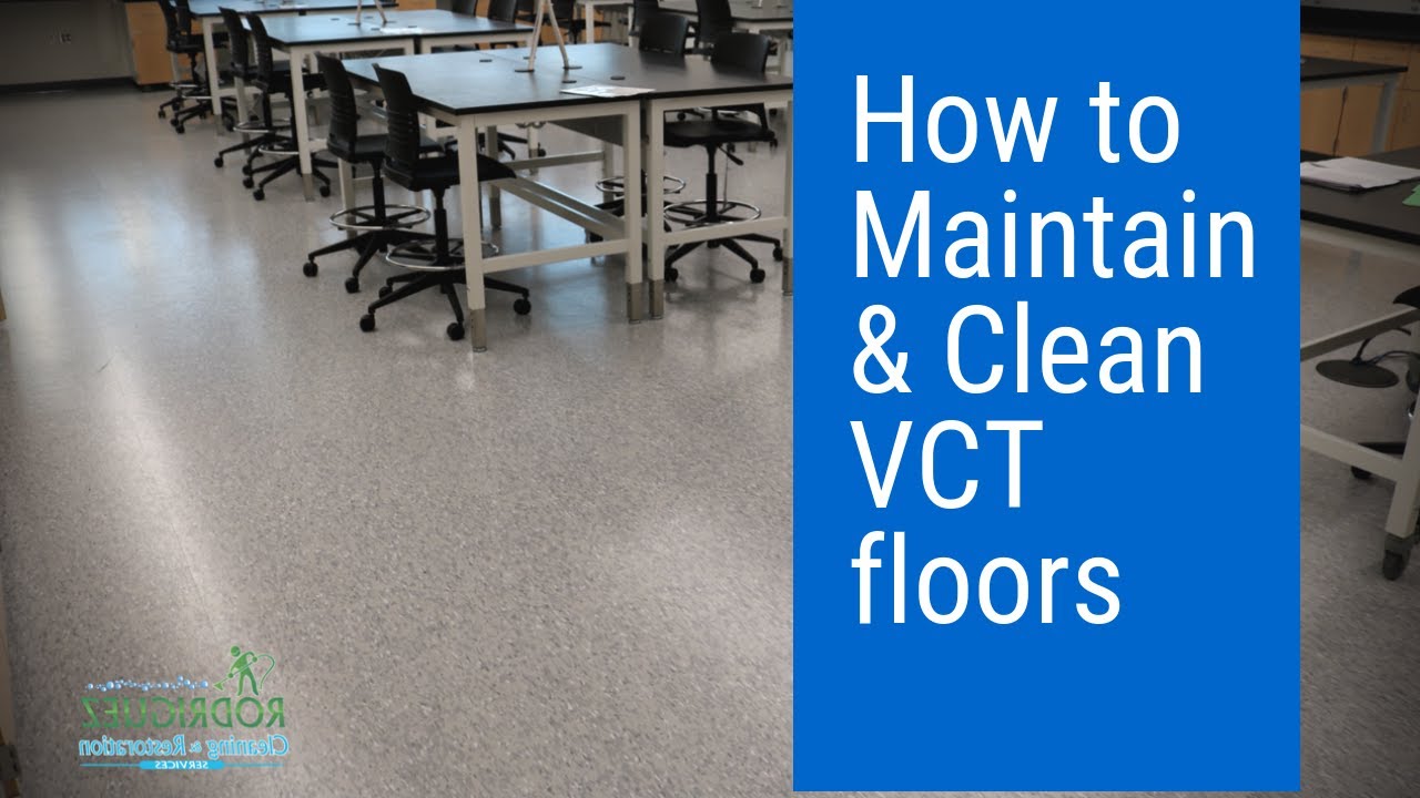 How To Maintain And Clean Vct Flooring Youtube