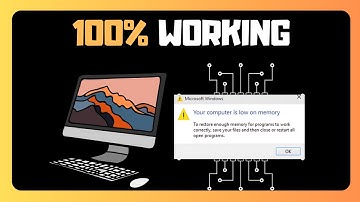 EASY FIX For Your Computer Is Low On Memory  In Windows 11- SOLVED