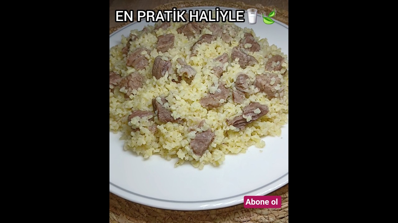 En Pratik Etli Bulgur Pilavı ​#shorts #yemek #tarif #lezzet #pilav #yemektarifi #etliyemekler