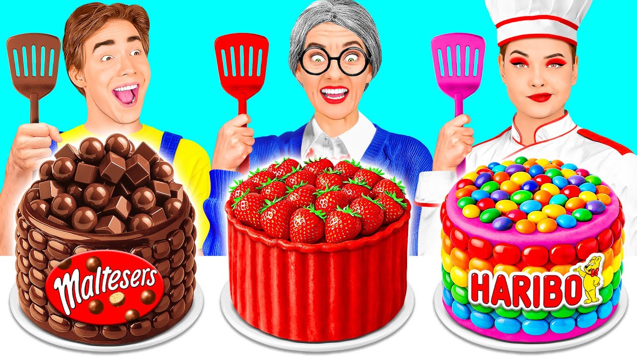 Кулинарный Челлендж: Я против Бабушки | Сумасшедшие Лайфхаки и Рецепты TeenChallenge