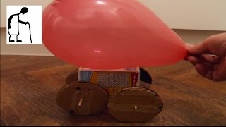 Balloon Jet Cardboard Car