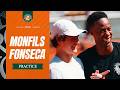 Gael Monfils and Joao Fonseca practice highlights | Roland-Garros 2026