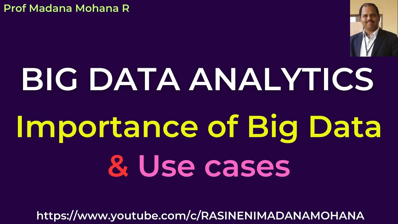 BIG DATA ANALYTICS -  Importance of Big Data & Real World Use cases