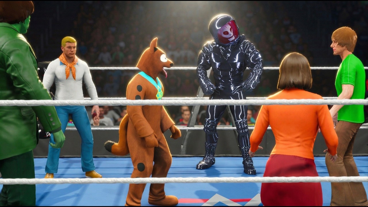 Scooby-Doo Ladder Match Goes WRONG! 😬 WWE 2K Chaos You Didn’t Expect 🪜🔥 (WWE 2K)