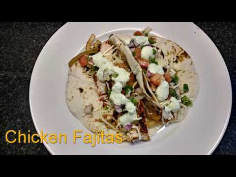 Chicken Fajitas: Margarita Marinade and Fajita Seasoning Rub
