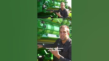 Net Wrap adjustments on a John Deere Round Baler #roundbaler #johndeere #hay