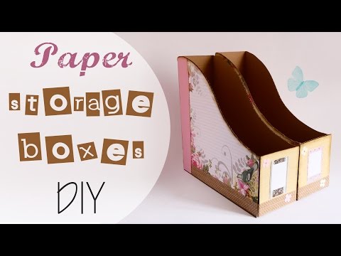 Raccoglitore Fai da te - Paper Storage DIY