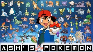 All of Ash's Pokémon (Updated 2018)
