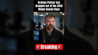 BREAKING: Graham Platner has dropped out of the 2026 Maine Senate Race #shorts #politics #maine