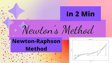 Newton-Raphson Method | Newton