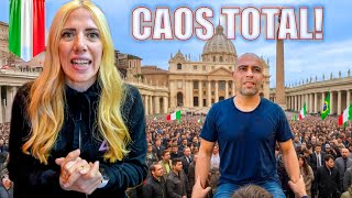 Download Lagu 🇮🇹 DEU RUIM NO VATICANO! 80 MIL PESSOAS E MUITA CONFUSÃO @eusousoll  MP3