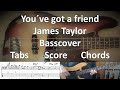 James taylor youve got a friend bass cover tabs score chords transcription bass leland sklar