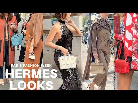 HERMES STREET STYLE 🇫🇷 SPRING SUMMER 2024 ⚜️SPRING 2024 TRENDS PARIS FASHION WEEK #vanityfair