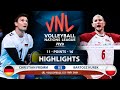Germany vs Poland | VNL 2021 | Highlights | Christian Fromm vs Bartosz Kurek