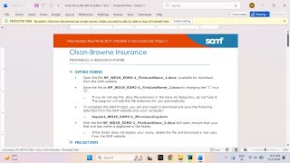 New Perspectives Word 2019 | Module 2: End of Module Project 1 Olson-Browne Insurance