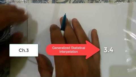 20) Introduction to quantum mechanics in Arabic (3.4 Generalized Statistical Interpretation)