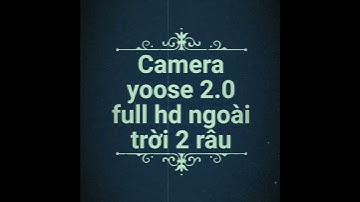 Camera yoosee 2.0 1080p full hd 2 râu anten - Tmn Soft