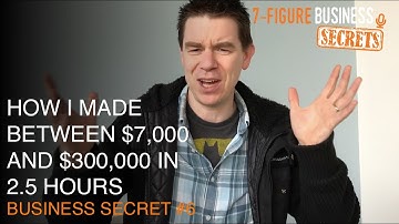 How I Made Between $7,000 and $300,000 in 2.5 Hours