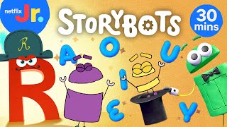 StoryBots: Learn How to Read & Sound Out Words Compilation 🔤 Netflix Jr image