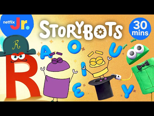 StoryBots: Learn How to Read u0026 Sound Out Words Compilation 🔤 Netflix Jr class=