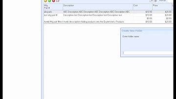 Adding your own products into the QuoteWerks database