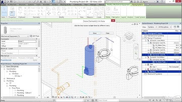 Revit Plumbing tutorials| 05 09 Looking at the System Browser