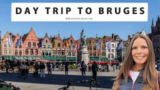 DAY TRIP TO BRUGES FROM LONDON | Train to Belgium | Sightseeing | Restaurants | Canal Boat Tour