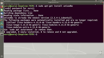 How To Install Unix ODBC In Ubuntu Linux